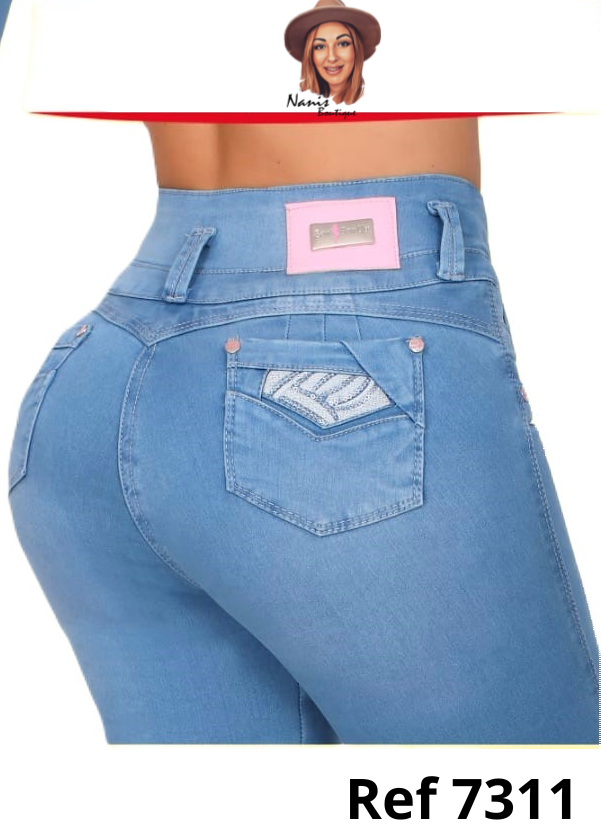 7311-Colombian jean -Butt Lifter Jeans.