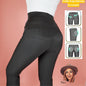 3060 Black  - Leggings - Butt Lifter Push Up Reducer, Shaper with Double Girdle.